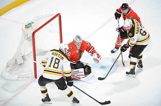 The injury status of Nathan Horton (day-to-day) will have a major effect on the Bruins' offense.